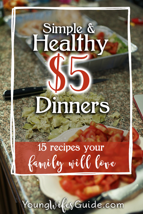 Simple and healthy $5 dinners