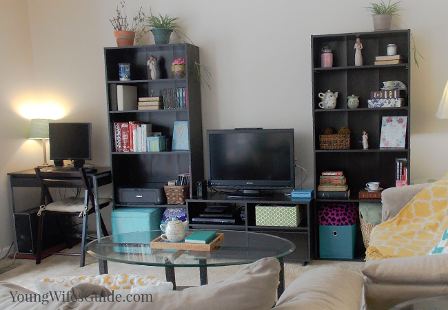 2 Lessons I Have Learned on Cleaning and Organizing (Bookshelf view) - Young Wifes Guide