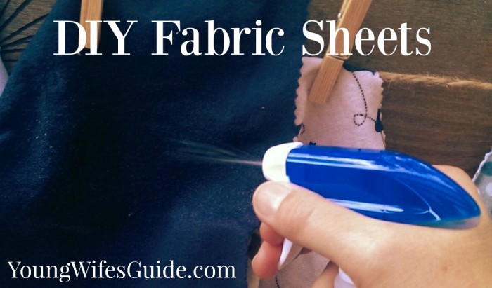 DIY Fabric Sheets