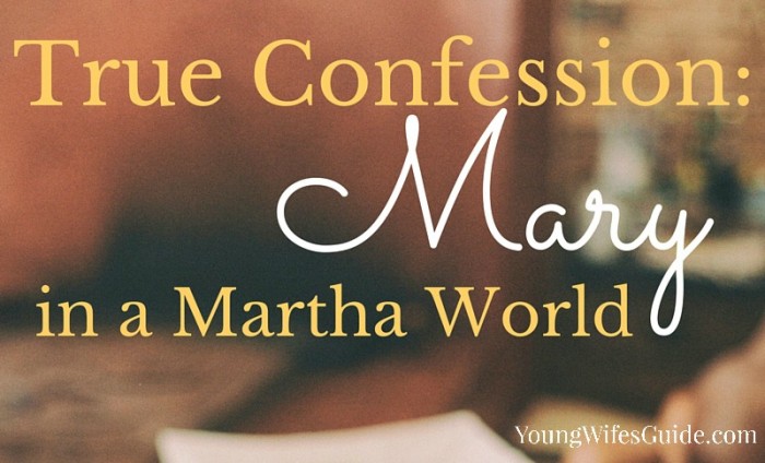 Mary in a Martha World small