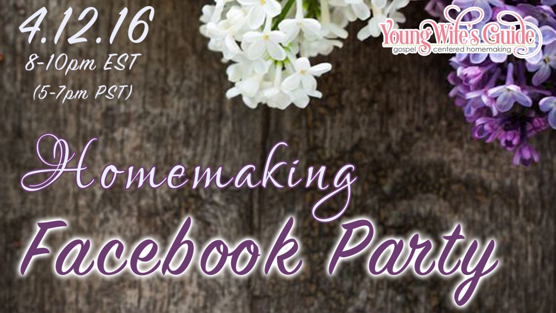 Homemaking Facebook Party