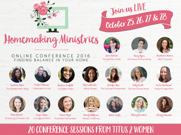 Homemaking Ministries Online Conference