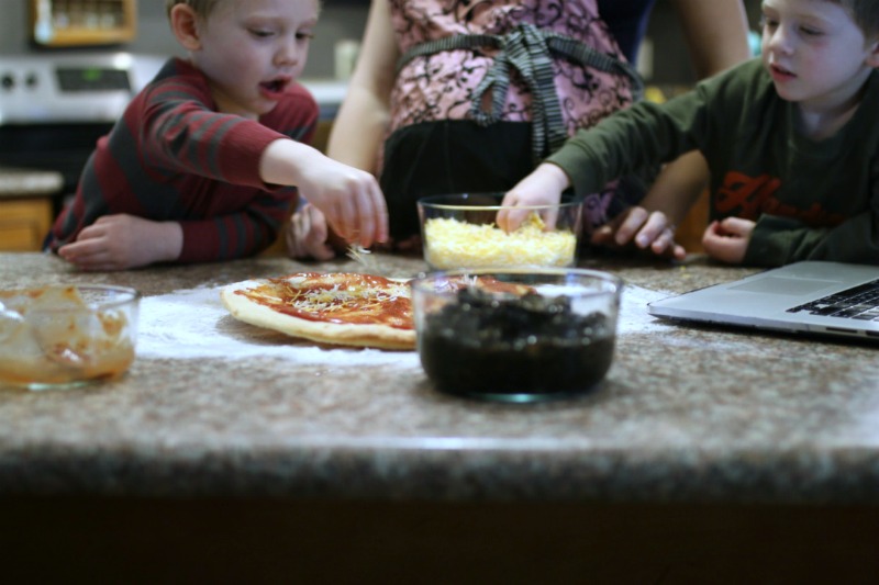 Cooking with my kiddos