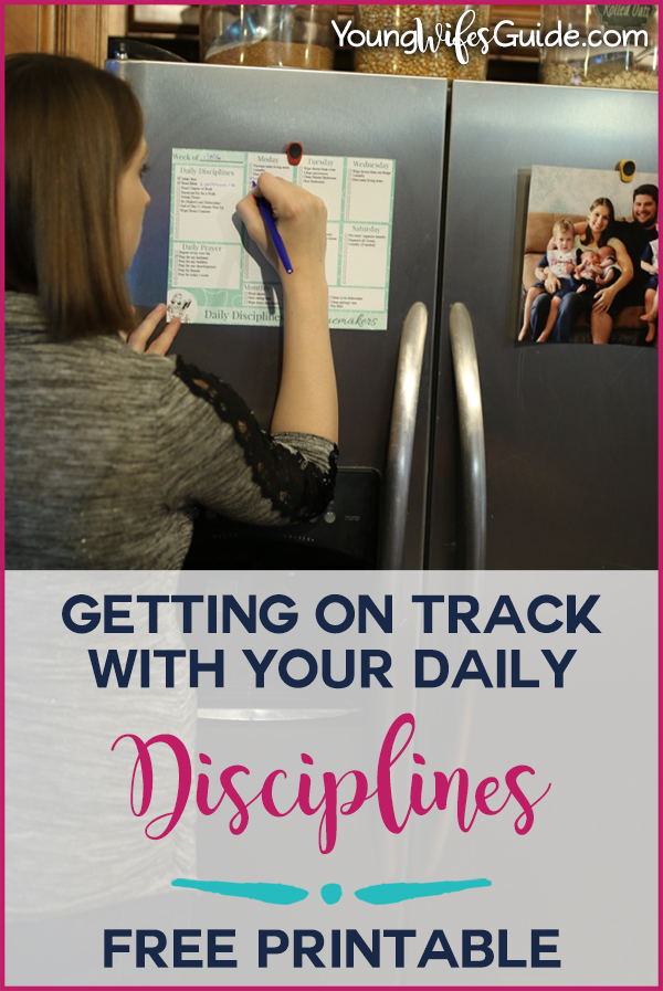 Getting on track with your daily disciplines